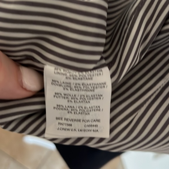 J. Crew wool blazer size 14 black - Picture 13 of 15